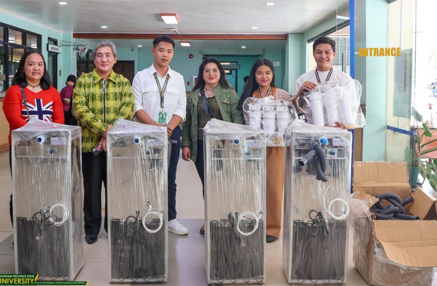 MPSU Bontoc Campus Installs Drinking Fountains for Students