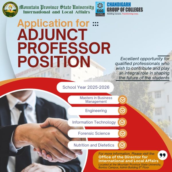 OPPORTUNITY ALERT || Apply as Adjunct Professor or Join Summer School at Chandigarh Group of…