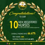 CONGRATULATIONS TO OUR NEW REGISTERED NURSES!