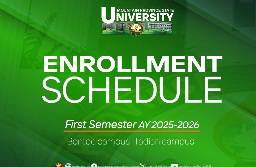 𝗘𝗡𝗥𝗢𝗟𝗟𝗠𝗘𝗡𝗧 𝗔𝗗𝗩𝗜𝗦𝗢𝗥𝗬|| 1st Semester AY 2025–2026 Schedule for Freshmen, Transferees, and Returning Students