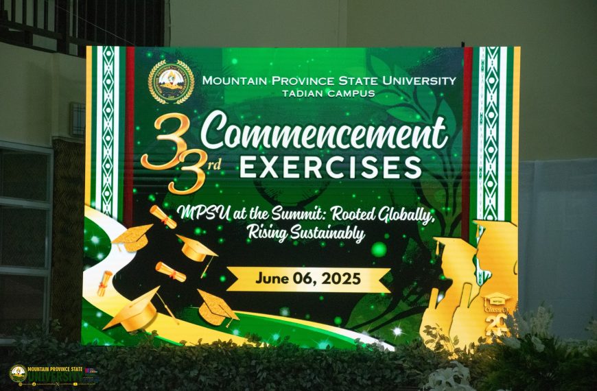 𝟭𝟲𝟲 𝗴𝗿𝗮𝗱𝘂𝗮𝘁𝗲𝘀 𝗺𝗮𝗿𝗸 𝗺𝗶𝗹𝗲𝘀𝘁𝗼𝗻𝗲 𝗮𝘁 𝗠𝗣𝗦𝗨 𝗧𝗮𝗱𝗶𝗮𝗻 𝗰𝗮𝗺𝗽𝘂𝘀’ 𝟯𝟯𝗿𝗱 𝗖𝗼𝗺𝗺𝗲𝗻𝗰𝗲𝗺𝗲𝗻𝘁; 𝗖𝗛𝗘𝗗-𝗖𝗔𝗥 𝗗𝗶𝗿𝗲𝗰𝘁𝗼𝗿 𝘀𝗲𝗿𝘃𝗲𝘀 𝗮𝘀 𝗴𝘂𝗲𝘀𝘁 𝗼𝗳 𝗵𝗼𝗻𝗼𝗿 𝗮𝗻𝗱 𝘀𝗽𝗲𝗮𝗸𝗲𝗿