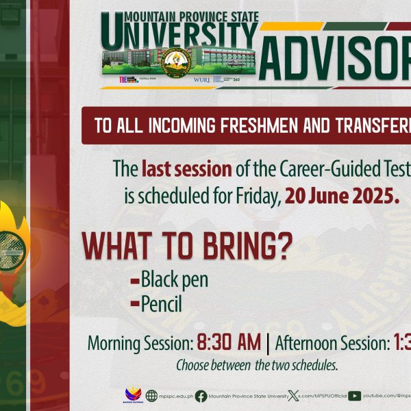 Final Schedule of Career-Guided Test Set on June 20, 2025