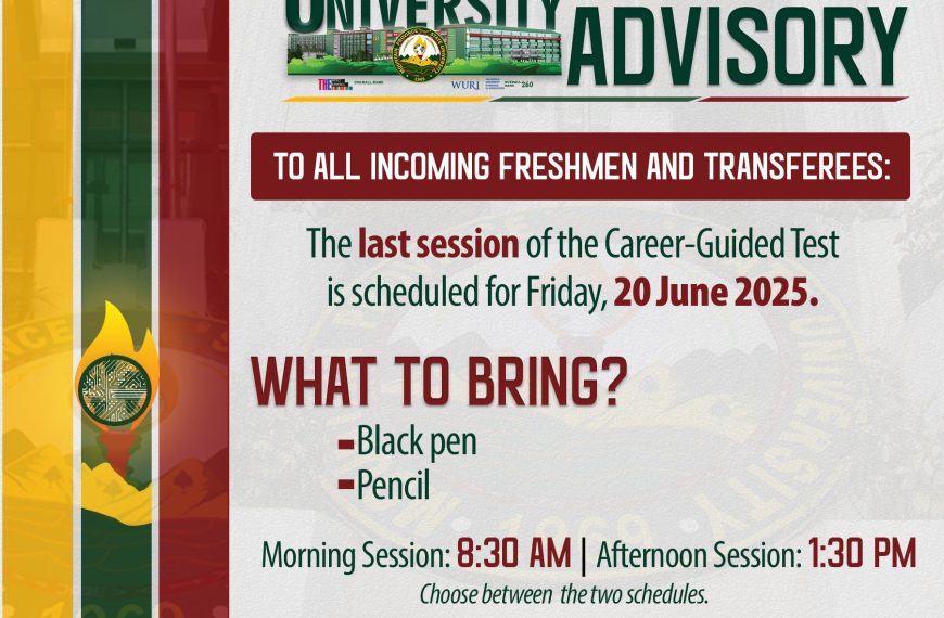 Final Schedule of Career-Guided Test…