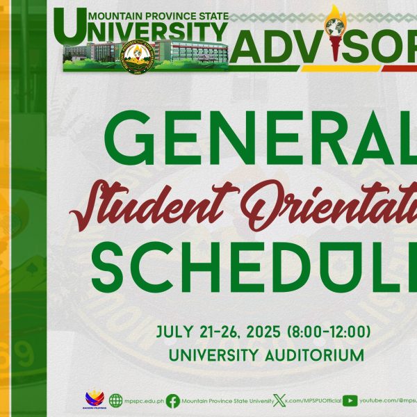 Bontoc Campus Orientation Advisory