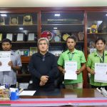 Three General Services Personnel Take Oath as Contractual Administrative Aides
