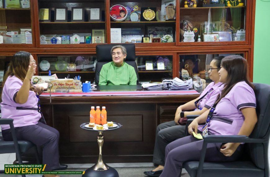 BIR RDO 10-Bontoc Pays Courtesy Visit to MPSU President to Strengthen Institutional Ties
