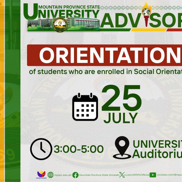 𝗔𝗧𝗧𝗘𝗡𝗧𝗜𝗢𝗡||All Students enrolled in Social Orientation (AY 2025–2026, 1st Semester)