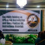 Capability Building on OBE & CPD-Based Accreditation Held
