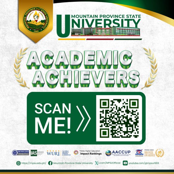 President’s & Dean’s Listers – Bontoc Campus (2nd Sem AY 2024–2025)