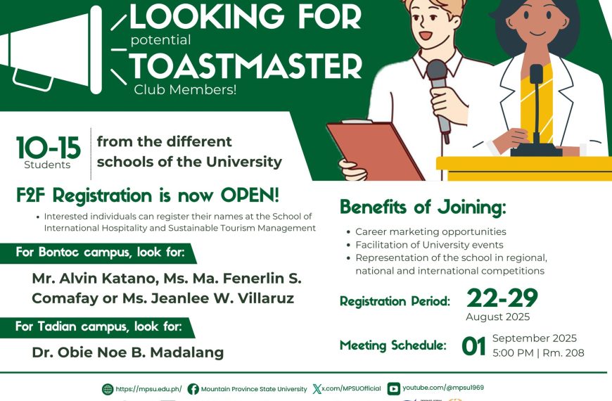 𝗟𝗢𝗢𝗞𝗜𝗡𝗚 𝗙𝗢𝗥 𝗣𝗢𝗧𝗘𝗡𝗧𝗜𝗔𝗟 𝗧𝗢𝗔𝗦𝗧𝗠𝗔𝗦𝗧𝗘𝗥𝗦 𝗖𝗟𝗨𝗕 𝗠𝗘𝗠𝗕𝗘𝗥𝗦