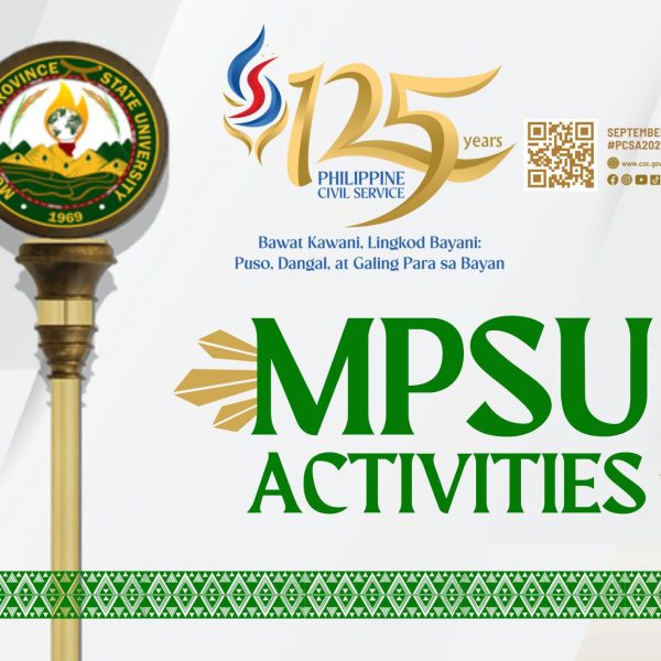 MPSU Announces Activities for the 125th Philippine Civil Service Anniversary