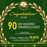𝗠𝗣𝗦𝗨 𝘀𝘂𝗿𝗽𝗮𝘀𝘀𝗲𝘀 𝗡𝗣𝗥 𝗶𝗻 𝗖𝗿𝗺𝗶𝗻𝗶𝗹𝗼𝗴𝘆 𝗟𝗶𝗰𝗲𝗻𝘀𝘂𝗿𝗲 𝗘𝘅𝗮𝗺𝗶𝗻𝗮𝘁𝗶𝗼𝗻 𝘄𝗶𝘁𝗵 𝟳𝟬.𝟴𝟳% 𝗼𝘃𝗲𝗿𝗮𝗹𝗹 𝗽𝗮𝘀𝘀𝗶𝗻𝗴 𝗿𝗮𝘁𝗲