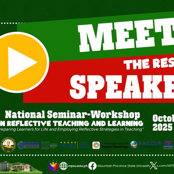 𝗟𝗘𝗔𝗥𝗡, 𝗥𝗘𝗙𝗟𝗘𝗖𝗧, 𝗚𝗥𝗢𝗪|| Meet the Speakers for MPSU’s PRC-Accredited CPD Seminar-Workshop