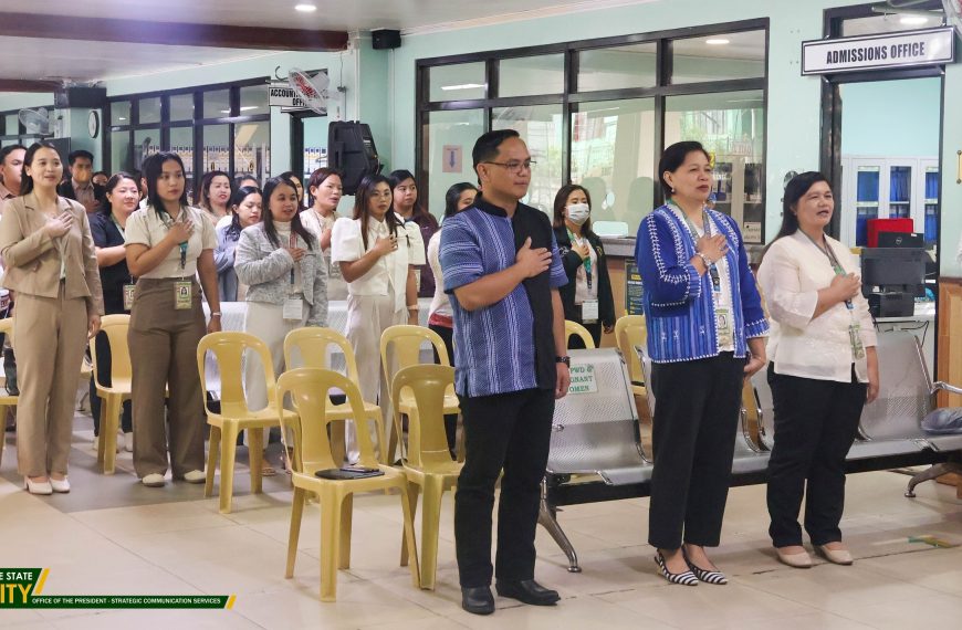 MPSU Holds Flag-Raising Ceremony and Welcomes New Personnel
