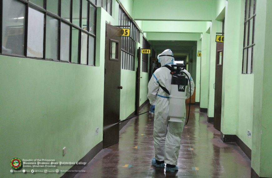 KONTRA DENGUE | MPSPC-Bontoc conducts campus-wide indoor spraying operation