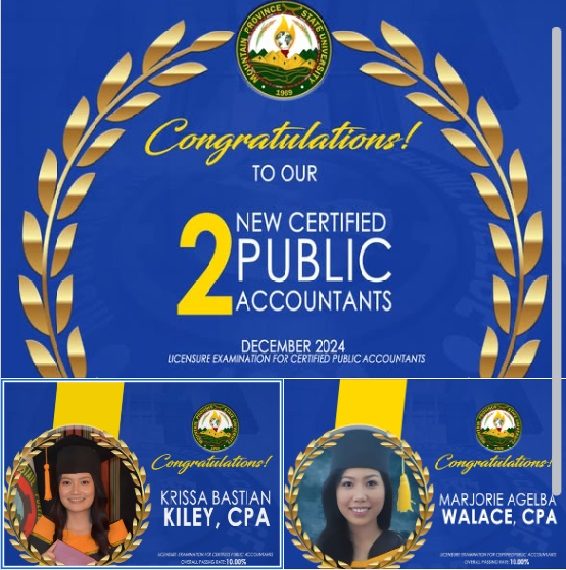 University Celebrates Two New CPAs