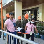 College officials and personnel of the Bontoc campus participated in the First Quarter National Simultaneous Earthquake Drill