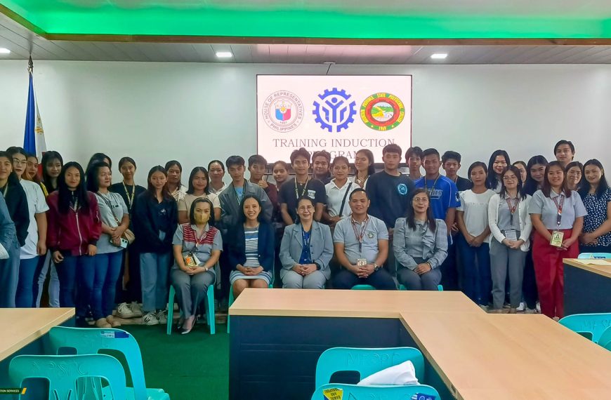 Housekeeping NC II trainees undergo Training Induction Program