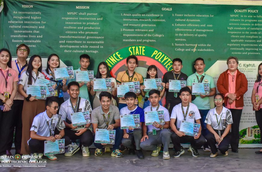 MPSPC President Awards Outstanding Athletes of CARASUC 2024