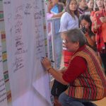 Prexy Cue Attends Unity Gong Relay | 37th Cordillera Month