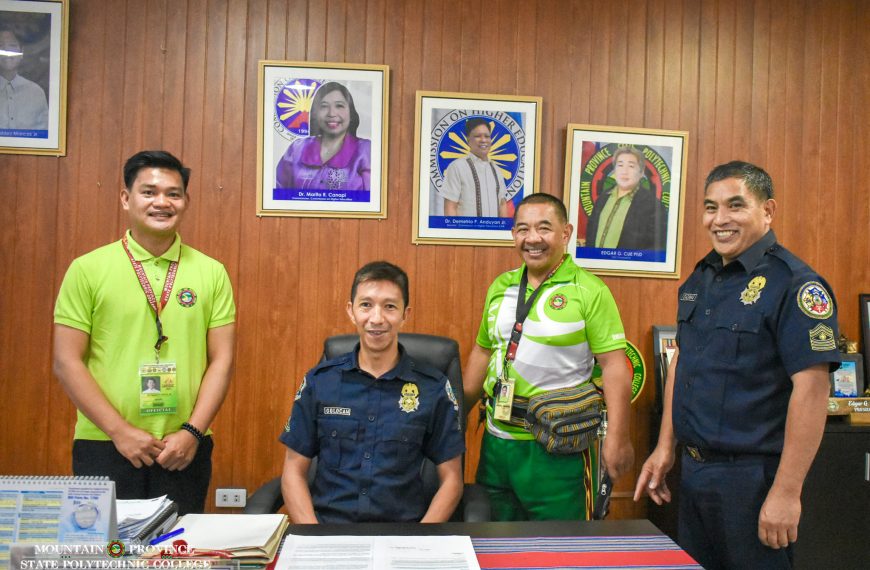 Bontoc Fire Officials Pay Courtesy Visit to MPSPC President