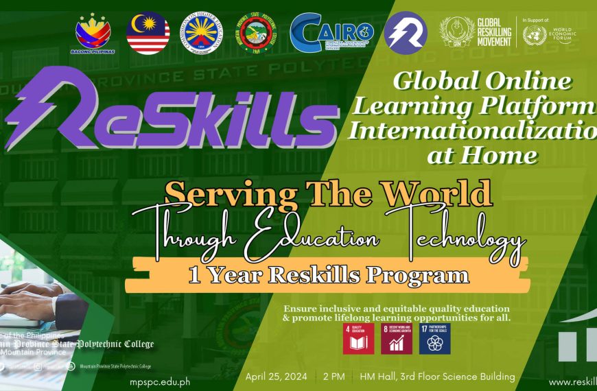 MPSPC Students Enrolled in Reskills Global Online Learning Platform under MOA with CAIRO
