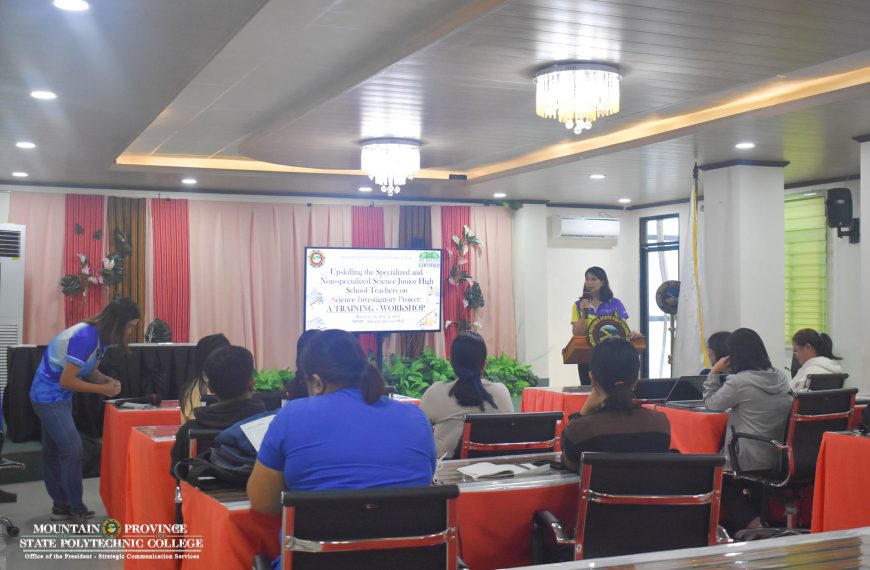 SAE equips Bauko science teachers on Science Investigatory Project