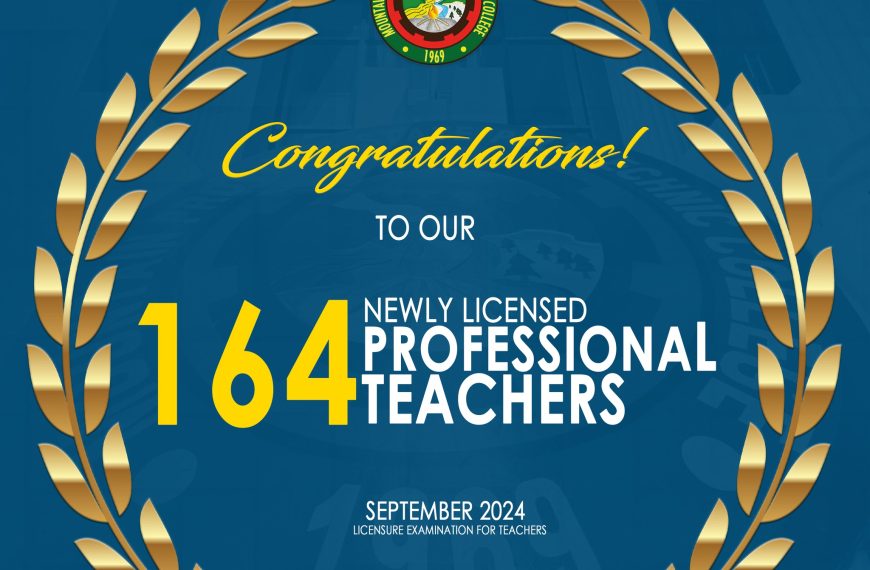Congratulations to the 164 New Professional Teachers from MPSU!