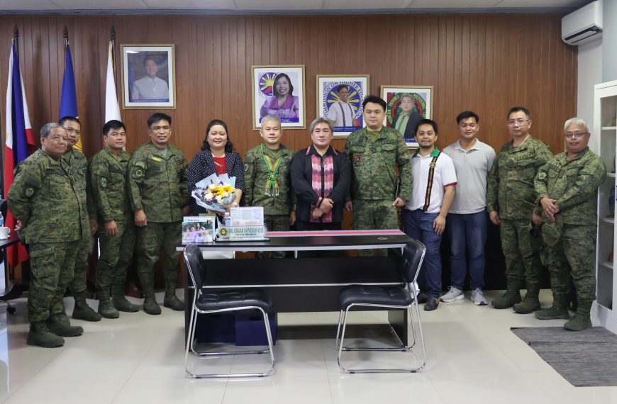 BGEN Samuel B Manzano PA’s Courtesy Call at MPSPC: ROTC Evaluation Culmination