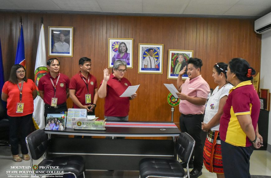 MPSPC President Administers Oath for Permanent Position
