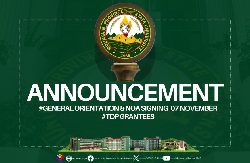 Tulong Dunong Program Orientation Reminder