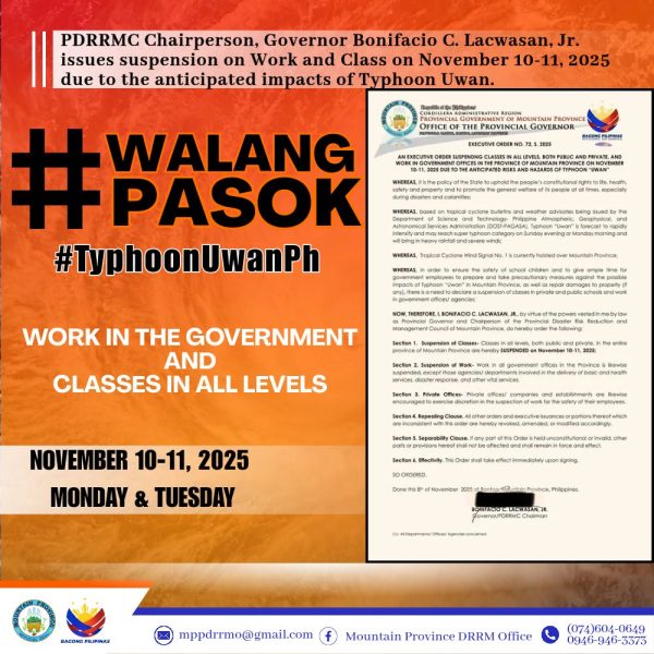 WALANG PASOK: NOVEMBER 10–11, 2025
