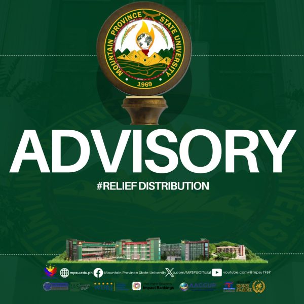 Claim Your Relief Goods Tomorrow at Admin Lobby