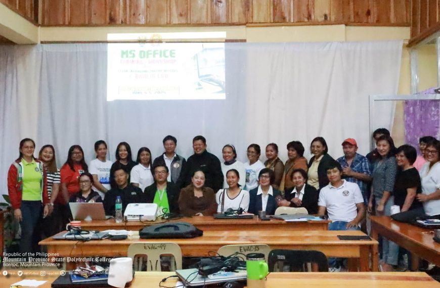 MPSPC capacitates Barlig LGU with digital literacy through training-workshop on MS Office