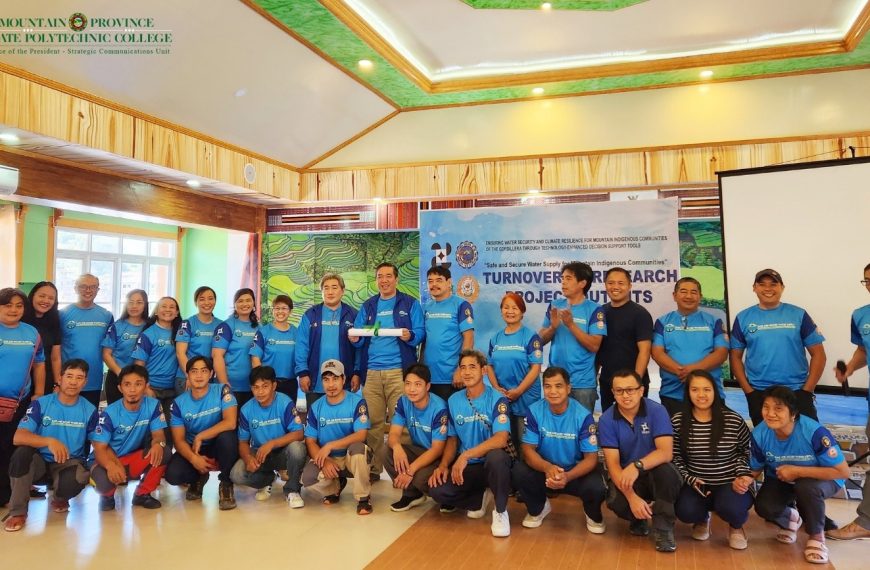 MPSPC Turns Over DOST-Funded Research Project Outputs to LGU Bontoc