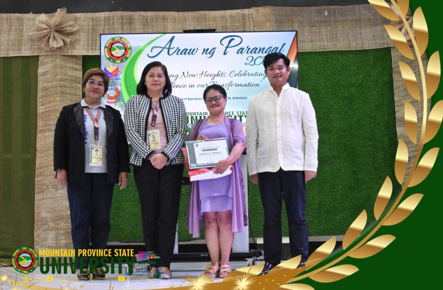 University honors academic achievers, varsity of Tadian campus