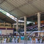 Prexy Cue welcomes participants to the 4th RESCOM, PA – WIDE Simultaneous Blood Donation Activity