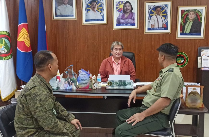 MPSPC ROTC Receives Courtesy Visit from 1403rd CDC Officials