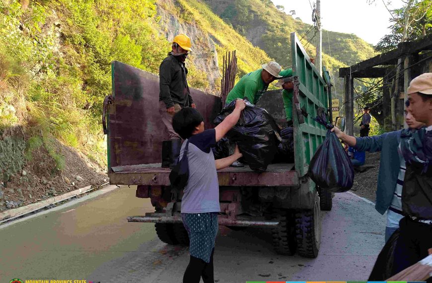 University Student Org Spearheads Clean-up Drive in Bontoc MP