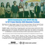 UAQTEA BENEFICIARIES FROM MPSPC WIN BIG IN YEP-PROJECT MARITES 2024 MOUNTAIN PROVINCE