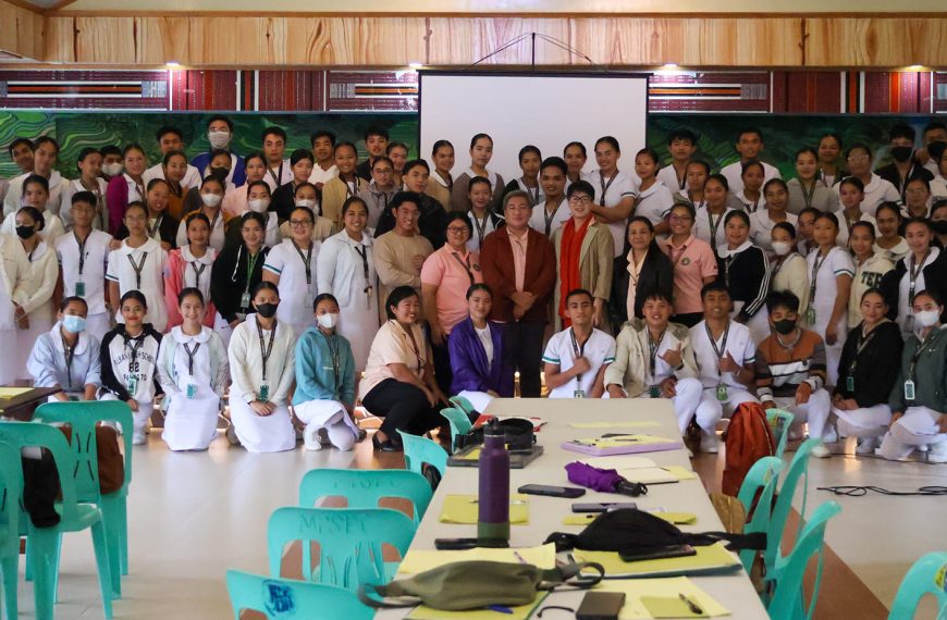 Prexy Cue inspires MPSU Nursing Studes – Batch 1