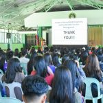 Dr. Sia-ed Represents President Cue at Hospitality & Tourism Orientation