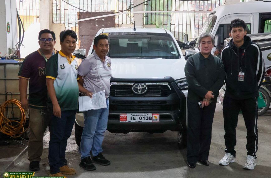MPSU Acquires New Toyota Hilux Vehicle for University Operations