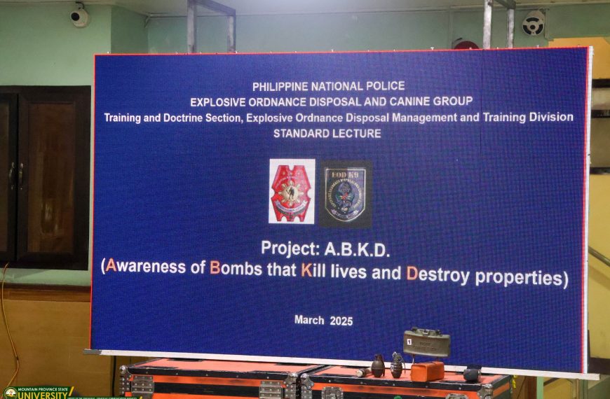 MPSU Kicks Off Week with Flag Raising and Bomb Threat Awareness Lecture