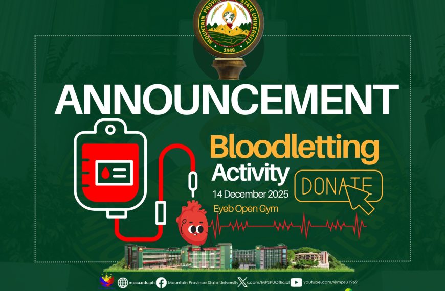 𝗔𝗡𝗡𝗢𝗨𝗡𝗖𝗘𝗠𝗘𝗡𝗧|| There will be a Bloodletting Activity on 14 December 2025 at the Eyeb Covered Court.