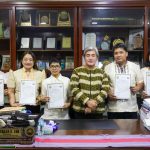 Dr. Edgar G. Cue Administers Oath to Promoted MPSU Employees