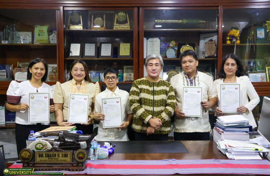 Dr. Edgar G. Cue Administers Oath to Promoted MPSU Employees