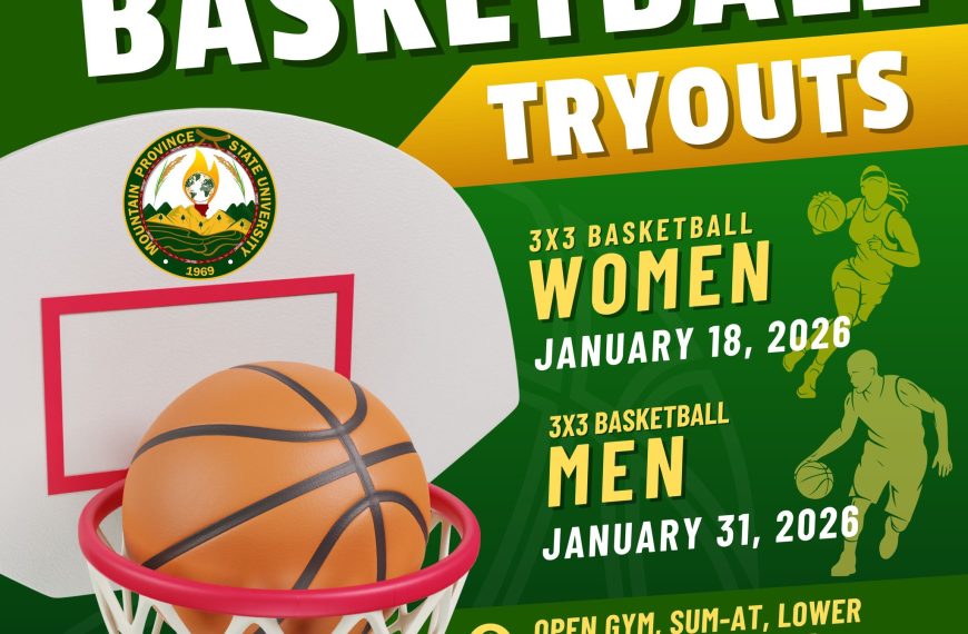 Mountain Province State University 3×3 Basketball Tryouts!