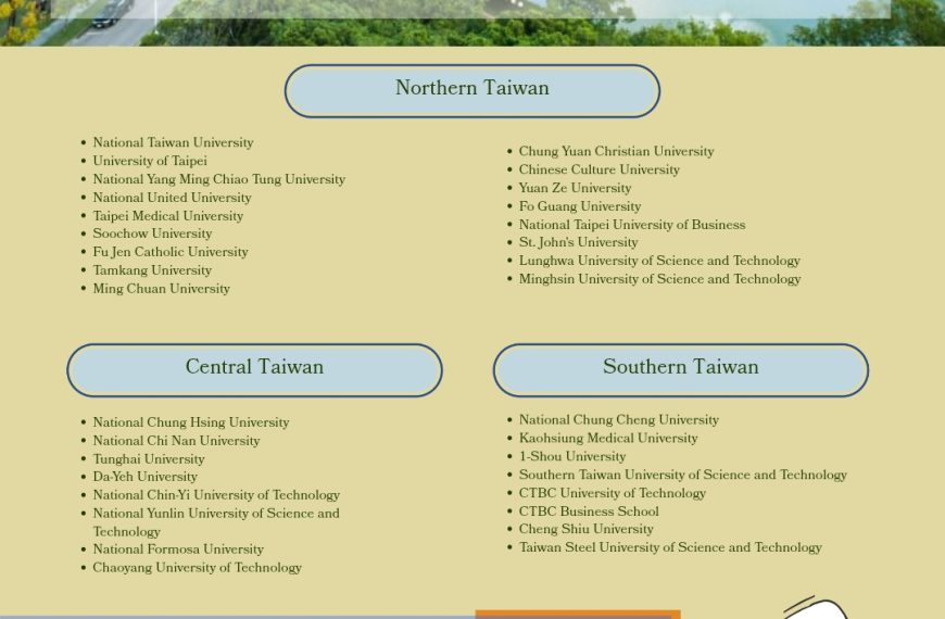 MPSU Students Invited to Apply for INTENSE Program in Taiwan