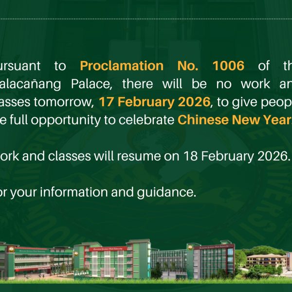 ADVISORY | Special Non-working Holiday – Feb 17, 2026